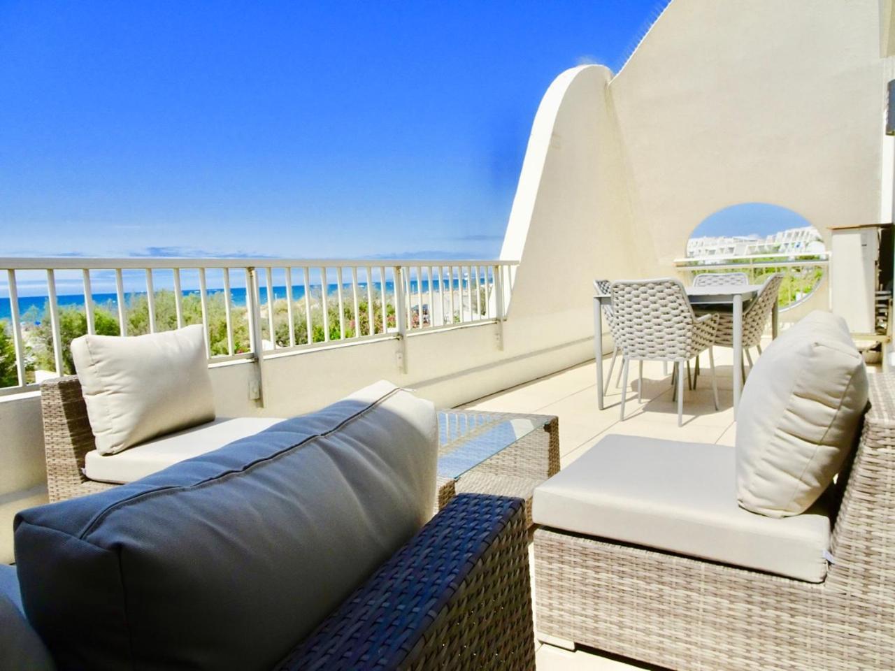 Pgh N5-25M De La Plage, Vue Mer, Piscine, Parking Ла-Гранд-Мот Экстерьер фото