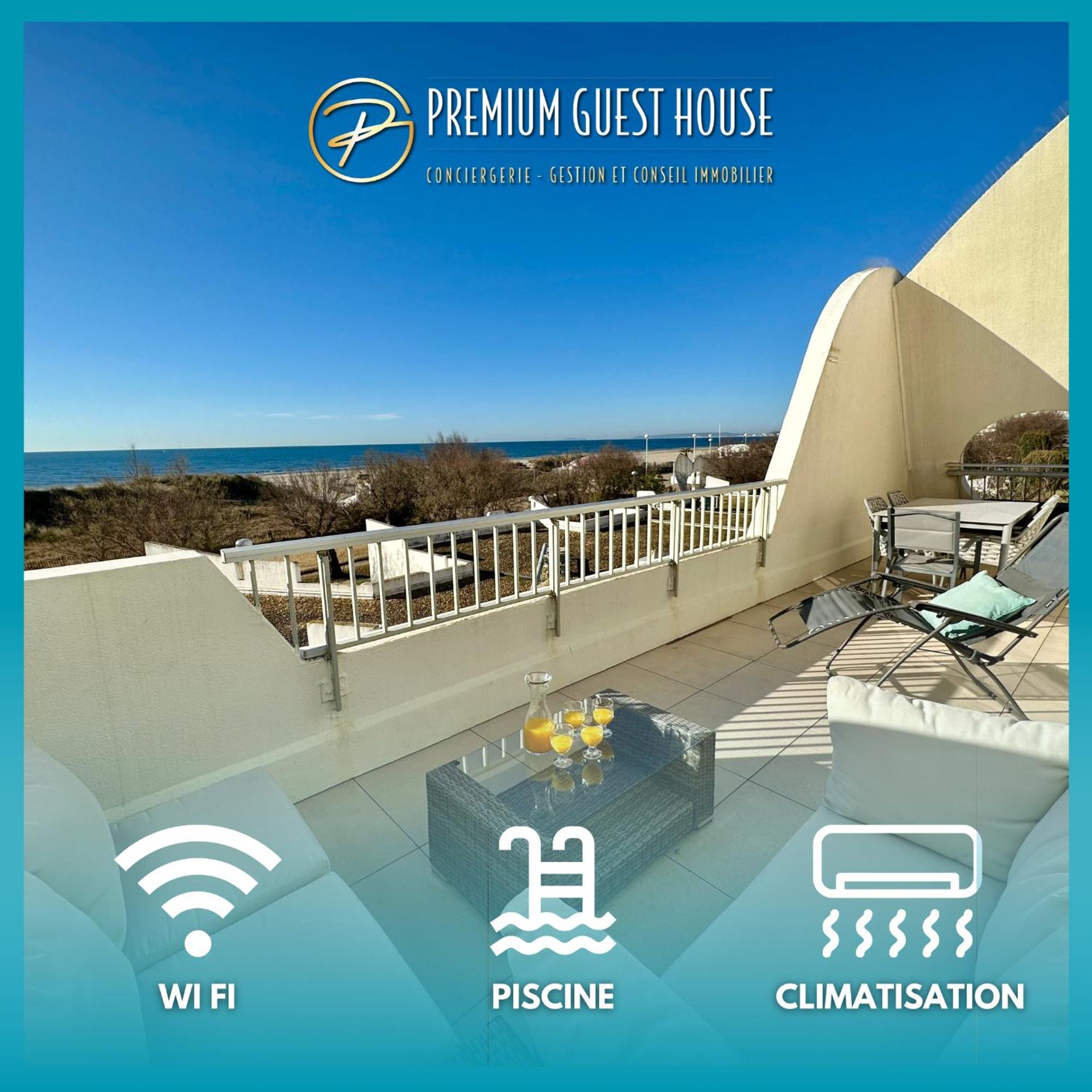 Pgh N5-25M De La Plage, Vue Mer, Piscine, Parking Ла-Гранд-Мот Экстерьер фото